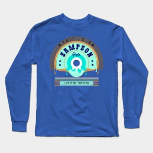 Sampson Name Style Long Sleeve T-Shirt